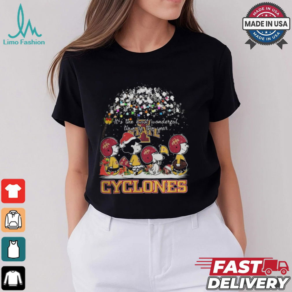 Peanuts Iowa State Cyclones It’s The Most Wonderful Time Of The Year Winter Shirt Peanuts Iowa State Cyclones It’s The Most Wonderful Time Of The Year Winter Shirt
