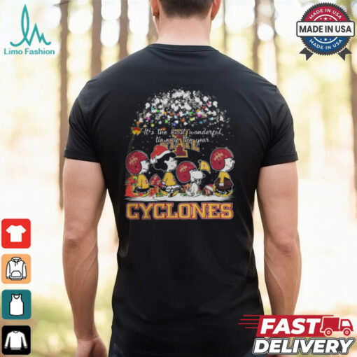 Peanuts Iowa State Cyclones It’s The Most Wonderful Time Of The Year Winter Shirt