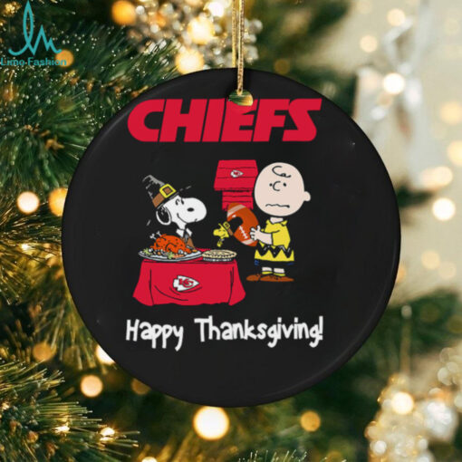 Peanuts Kansas City Chiefs Football Happy Thanksgiving T Shirt