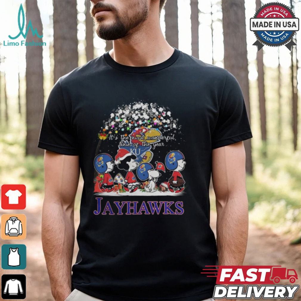 Peanuts Kansas Jayhawks It’s The Most Wonderful Time Of The Year Winter Shirt Peanuts Kansas Jayhawks It’s The Most Wonderful Time Of The Year Winter Shirt