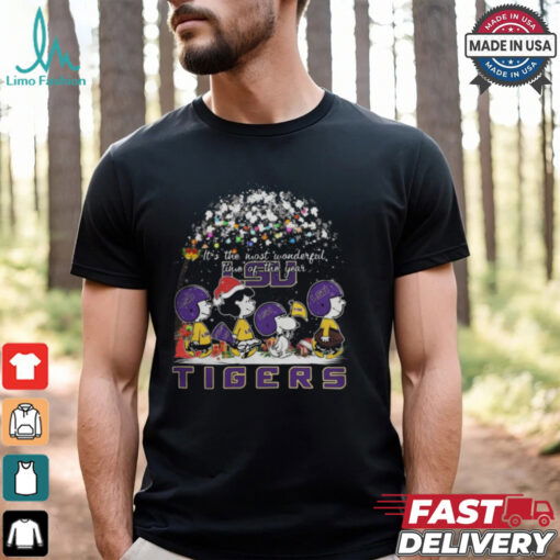 Peanuts LSU Tigers It’s The Most Wonderful Time Of The Year Winter Shirt