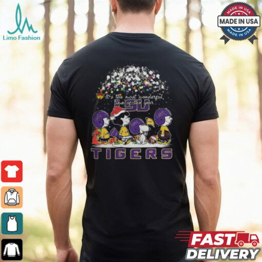 Peanuts LSU Tigers It’s The Most Wonderful Time Of The Year Winter Shirt