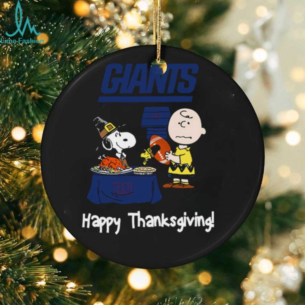 Peanuts New York Giants Football Happy Thanksgiving T Shirt Peanuts New York Giants Football Happy Thanksgiving T Shirt