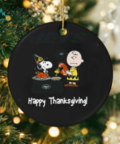 Peanuts New York Jets Football Happy Thanksgiving T Shirt
