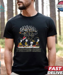 Peanuts Notre Dame Fighting Irish It’s The Most Wonderful Time Of The Year Winter Shirt