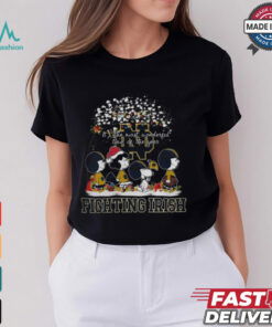 Peanuts Notre Dame Fighting Irish It’s The Most Wonderful Time Of The Year Winter Shirt