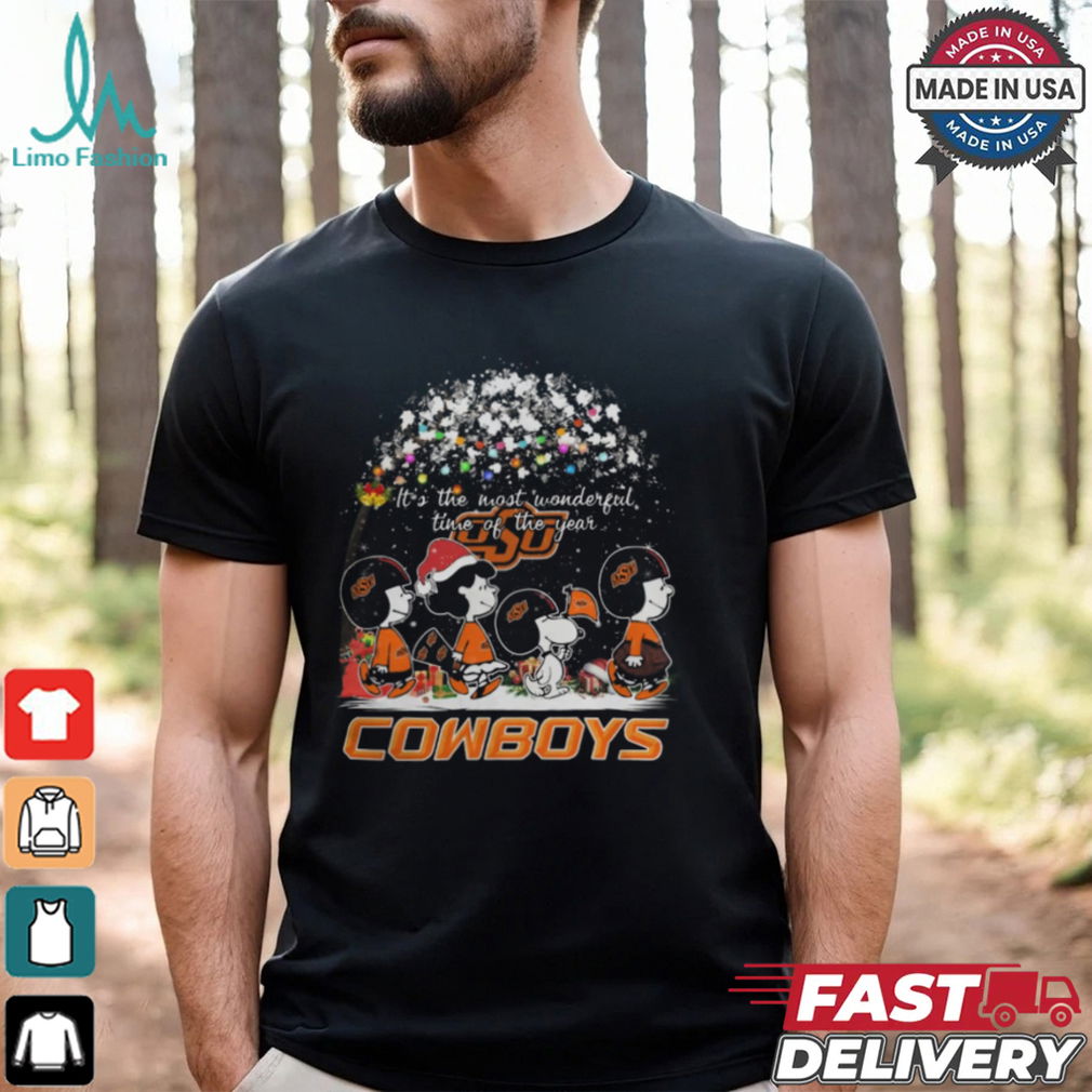 Peanuts Oklahoma State Cowboys It’s The Most Wonderful Time Of The Year Winter Shirt Peanuts Oklahoma State Cowboys It’s The Most Wonderful Time Of The Year Winter Shirt