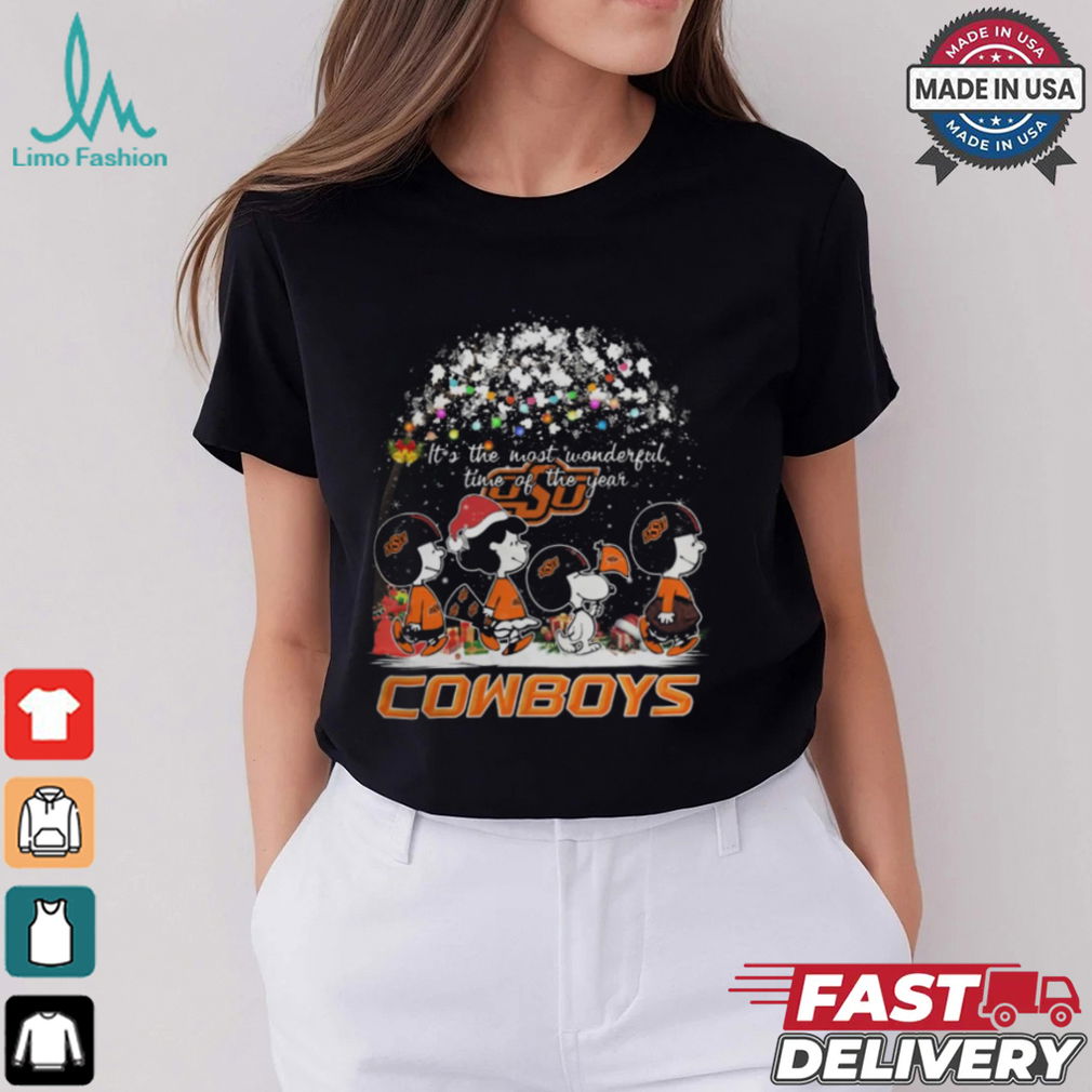 Peanuts Oklahoma State Cowboys It’s The Most Wonderful Time Of The Year Winter Shirt Peanuts Oklahoma State Cowboys It’s The Most Wonderful Time Of The Year Winter Shirt