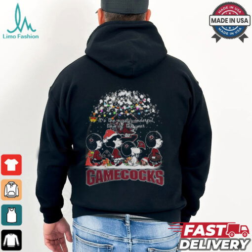 Peanuts South Carolina Gamecocks It’s The Most Wonderful Time Of The Year Winter Shirt