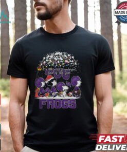Peanuts TCU Horned Frogs It’s The Most Wonderful Time Of The Year Winter Shirt