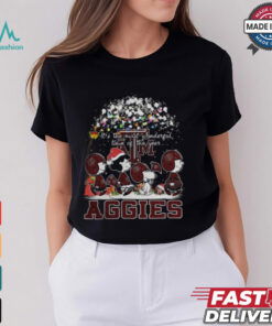 Peanuts Texas A&M Aggies It’s The Most Wonderful Time Of The Year Winter Shirt