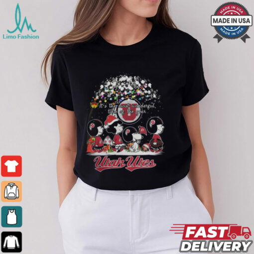Peanuts Utah Utes It’s The Most Wonderful Time Of The Year Winter Shirt