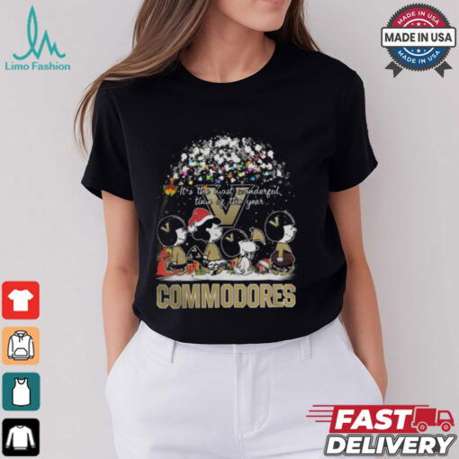 Peanuts Vanderbilt Commodores It’s The Most Wonderful Time Of The Year Winter Shirt