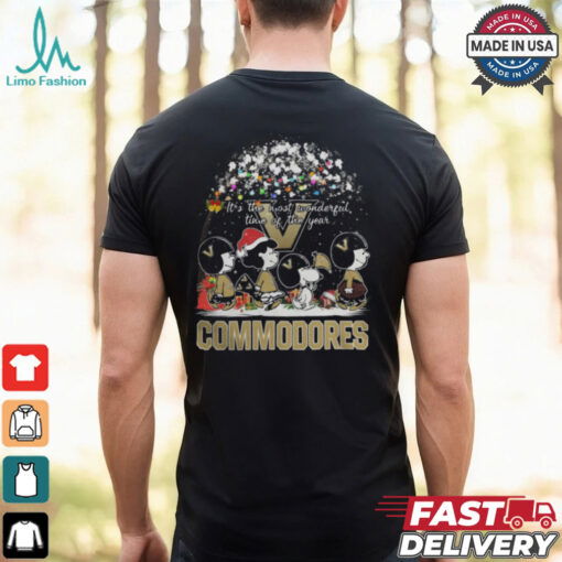 Peanuts Vanderbilt Commodores It’s The Most Wonderful Time Of The Year Winter Shirt