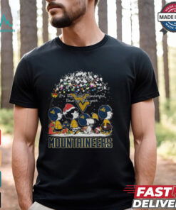 Peanuts West Virginia Mountaineers It’s The Most Wonderful Time Of The Year Winter Shirt