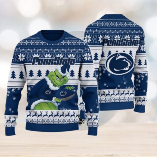 Penn State Nittany Lions Grinch Ugly Christmas Sweater