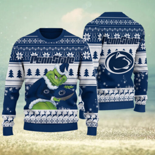 Penn State Nittany Lions Grinch Ugly Christmas Sweater
