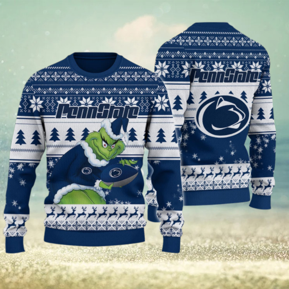 Penn State Nittany Lions Grinch Ugly Christmas Sweater Penn State Nittany Lions Grinch Ugly Christmas Sweater