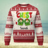 Christmas Skeleton Ugly Christmas Sweater It’s Fine I’m Fine Everything Is Fine Xmas Light Funny