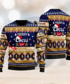 Personalized Merry Coors Banquet Christmas Ugly Sweater