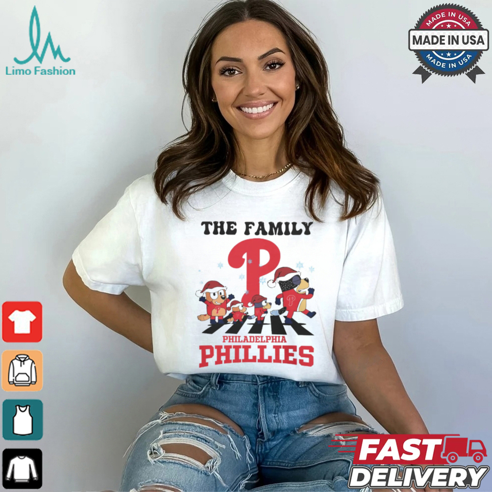 Philadelphia Phillies X Family Bluey Merry Christmas 2024 Shirt Philadelphia Phillies X Family Bluey Merry Christmas 2024 Shirt