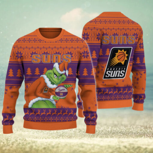 Phoenix Suns Grinch Christmas Ugly Sweater