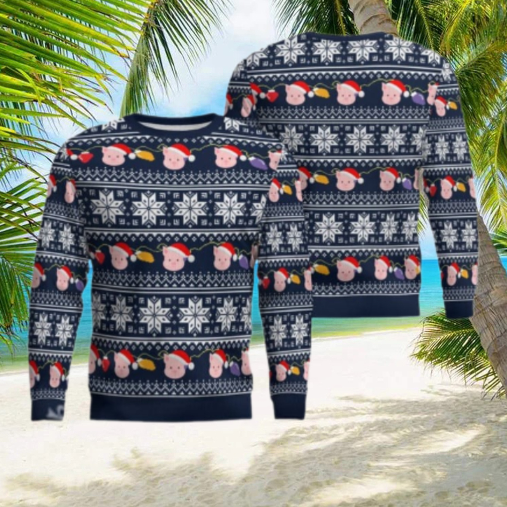 Pig Snowfalke Christmas Ugly Sweater Pig Snowfalke Christmas Ugly Sweater