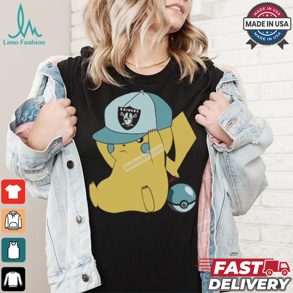 Pikachu Las Vegas Raiders Graphic T Shirt Pikachu Las Vegas Raiders Graphic T Shirt