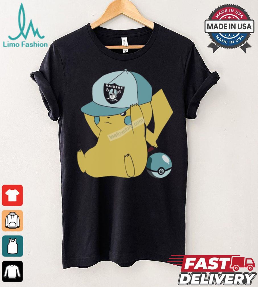 Pikachu Las Vegas Raiders Graphic T Shirt Pikachu Las Vegas Raiders Graphic T Shirt