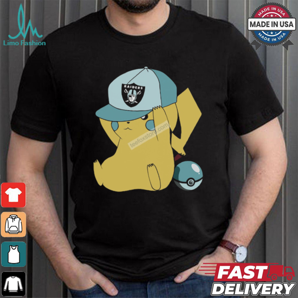Pikachu Las Vegas Raiders Graphic T Shirt Pikachu Las Vegas Raiders Graphic T Shirt