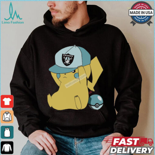 Pikachu Las Vegas Raiders Graphic T Shirt