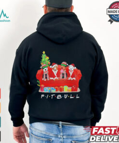 Pit Bull Friends Merry Christmas shirt
