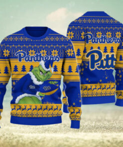 Pittsburgh Panthers Grinch Ugly Christmas Sweater
