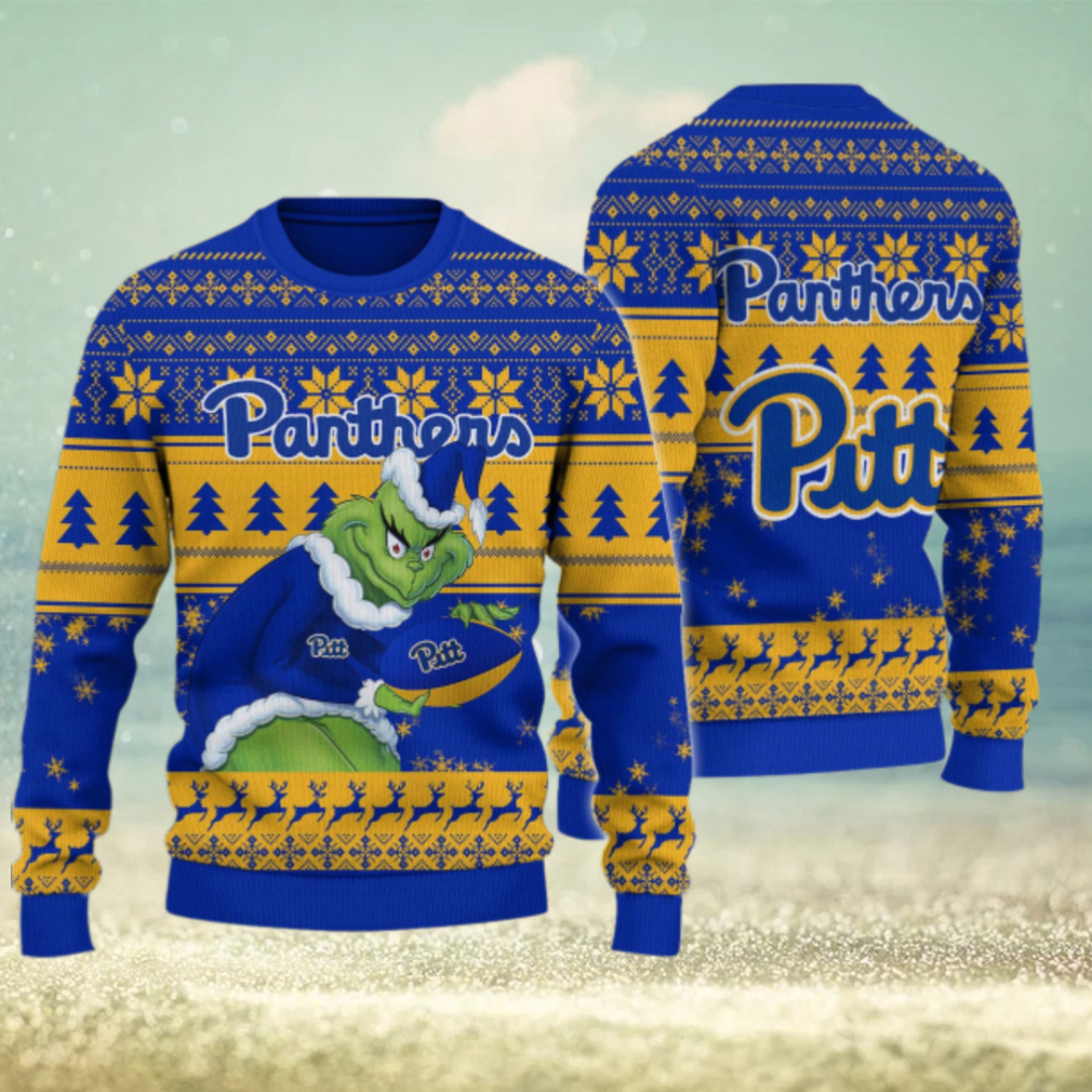 Pittsburgh Panthers Grinch Ugly Christmas Sweater Pittsburgh Panthers Grinch Ugly Christmas Sweater