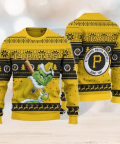 Pittsburgh Pirates Grinch Christmas Ugly Sweater