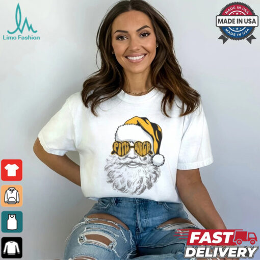Pittsburgh Santa with Sunglasses T shirt