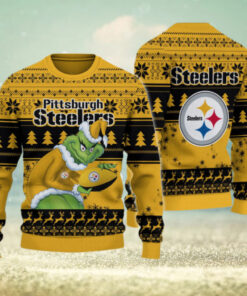 Pittsburgh Steelers Grinch Ugly Christmas Sweater