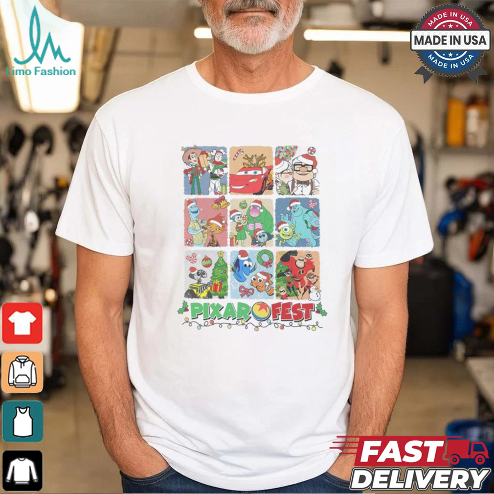 Pixar Cars Toy Story Monster Inc Fest Christmas Lights Shirt Pixar Cars Toy Story Monster Inc Fest Christmas Lights Shirt