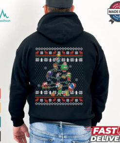 Pixar Inside Out 2 Characters Christmas Tree Light Shirt