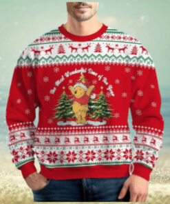 Pooh Bear Ugly Christmas Sweater