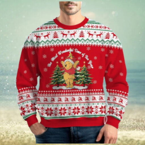 Pooh Bear Ugly Christmas Sweater