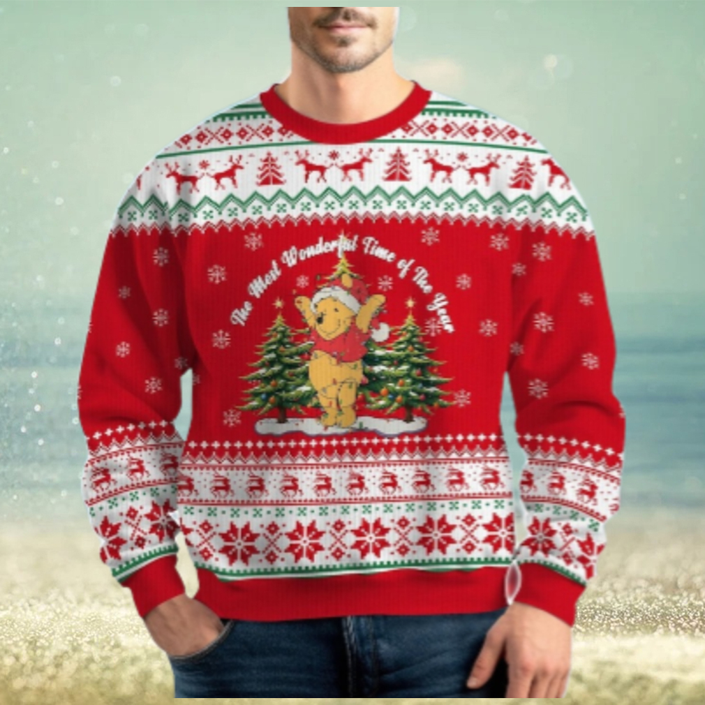 Pooh Bear Ugly Christmas Sweater Pooh Bear Ugly Christmas Sweater
