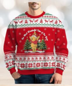 Pooh Bear Ugly Christmas Sweater
