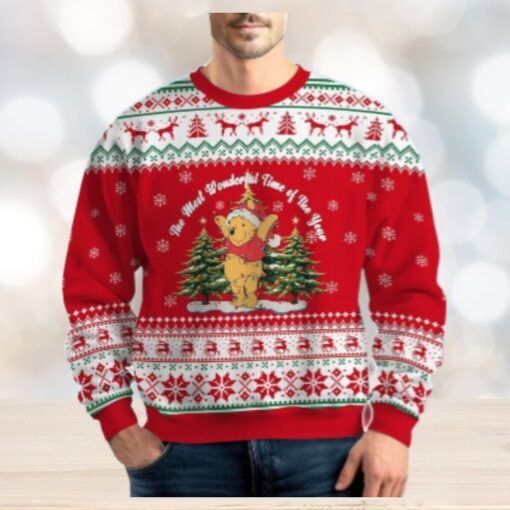 Pooh Bear Ugly Christmas Sweater