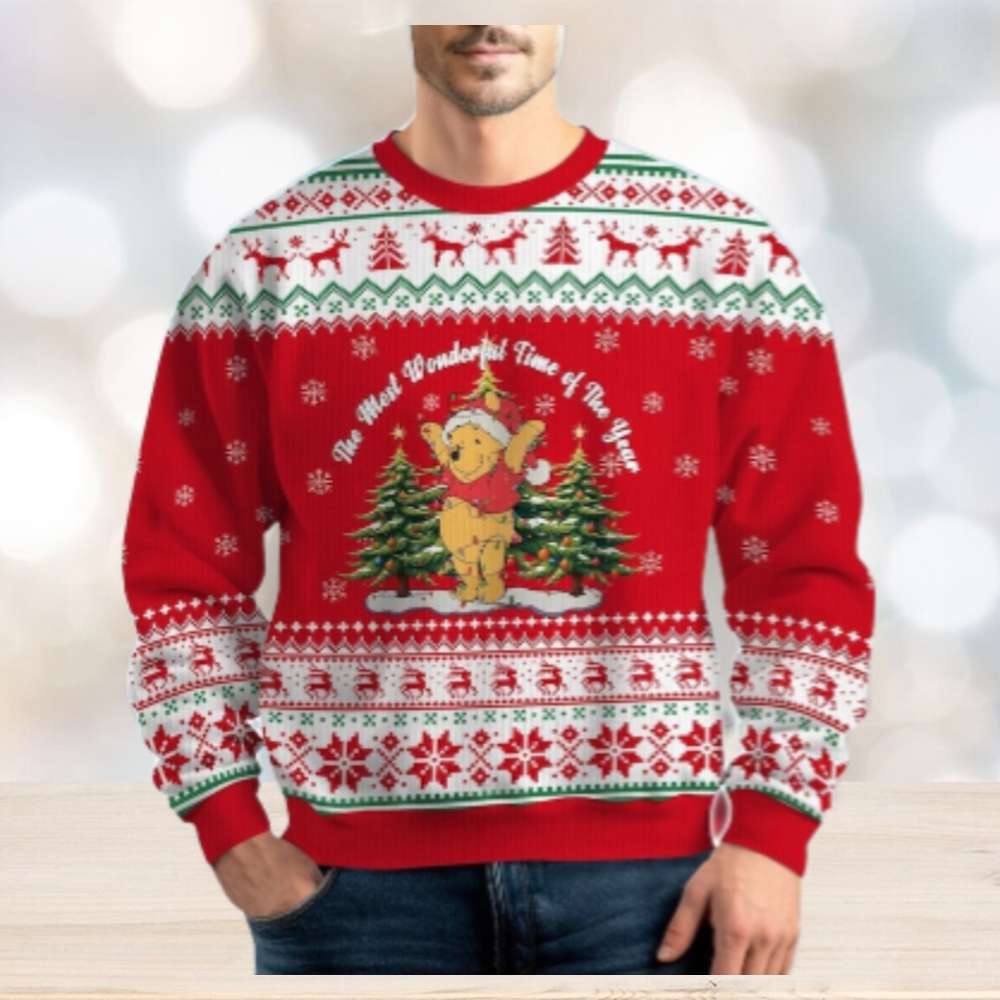 Pooh Bear Ugly Christmas Sweater Pooh Bear Ugly Christmas Sweater