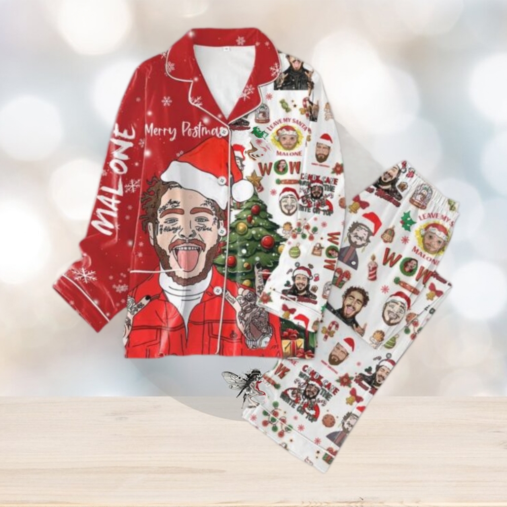 Post Malone Merry Postmas Pajamas Set Post Malone Merry Postmas Pajamas Set