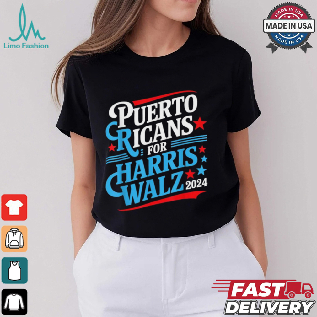 Puerto Ricans For Harris Walz 2024 T Shirts Puerto Ricans For Harris Walz 2024 T Shirts