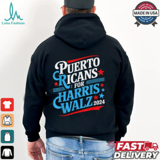 Puerto Ricans For Harris Walz 2024 T Shirts
