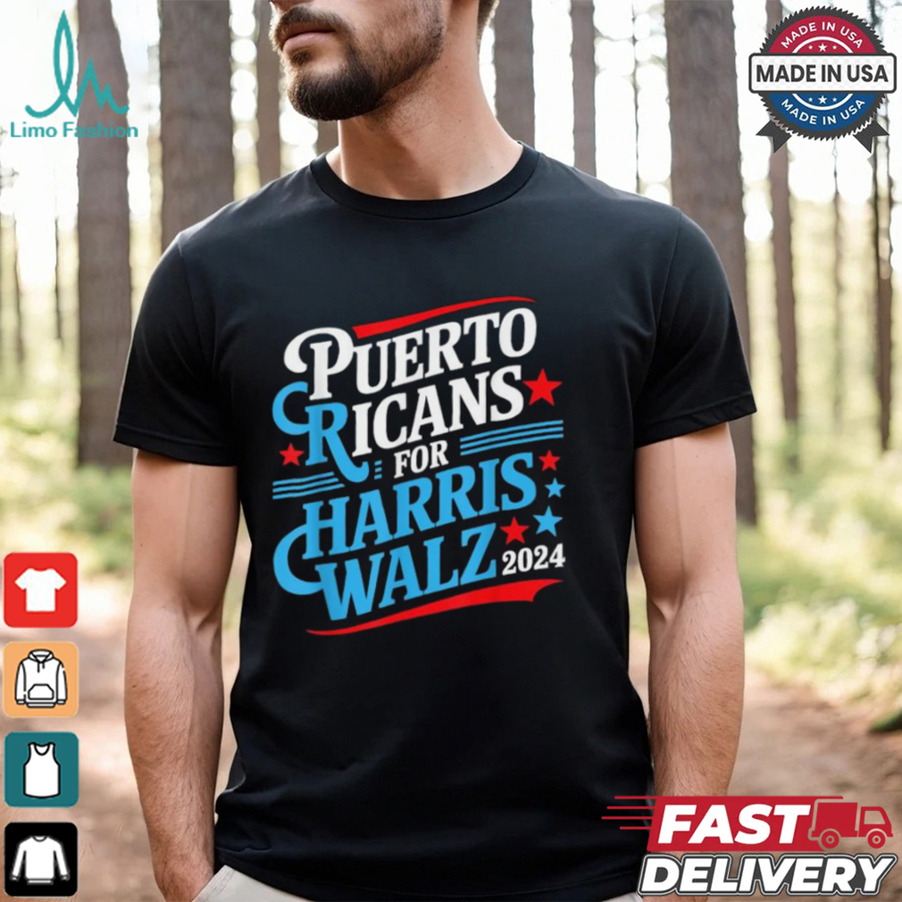 Puerto Ricans For Harris Walz 2024 T Shirts Puerto Ricans For Harris Walz 2024 T Shirts