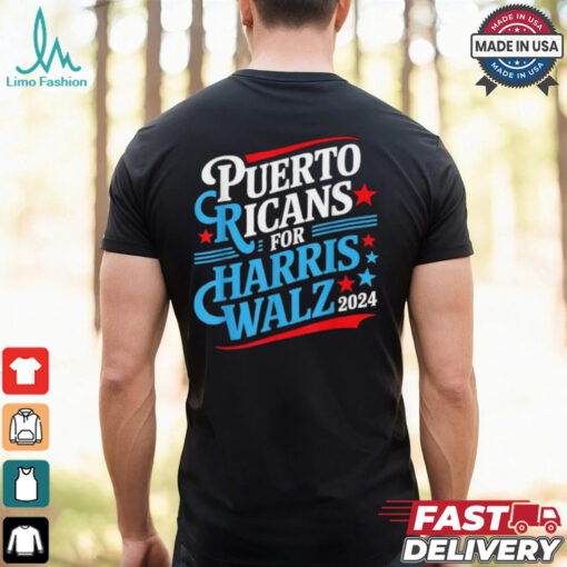 Puerto Ricans For Harris Walz 2024 T Shirts